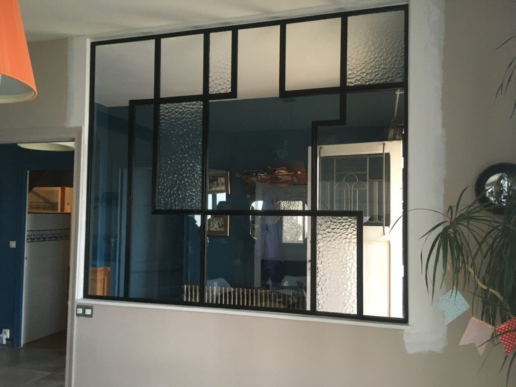 Verrière déstructurée en acier